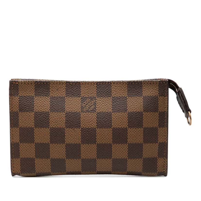 Louis Vuitton Damier Ebene Marais Bucket Pouch Brown Very good condition - Front View