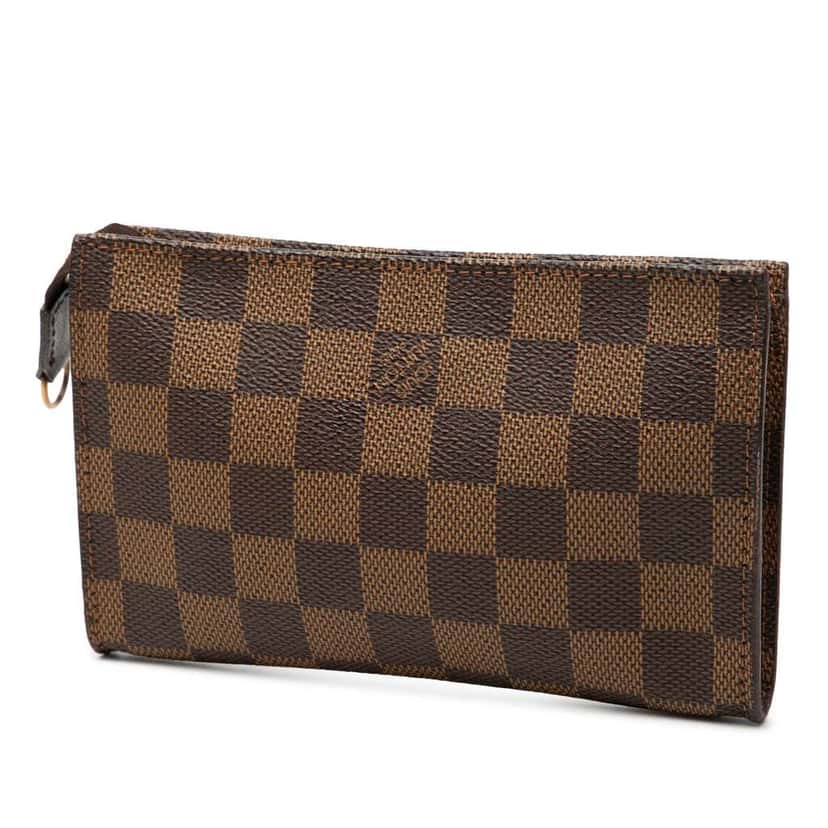 Louis Vuitton Damier Ebene Marais Bucket Pouch Brown Very good condition - Back View