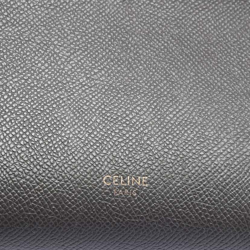 Celine Micro Grained Calfskin Belt Bag Black Leather Very good condition - Box View