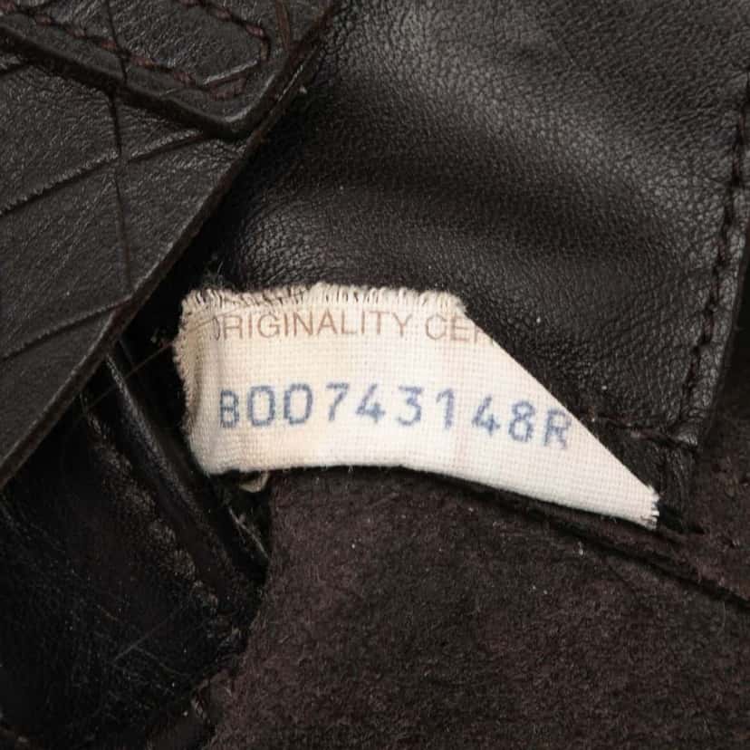 Bottega Veneta Leather Intrecciomirage Crossbody Brown Leather Very good condition - Box View