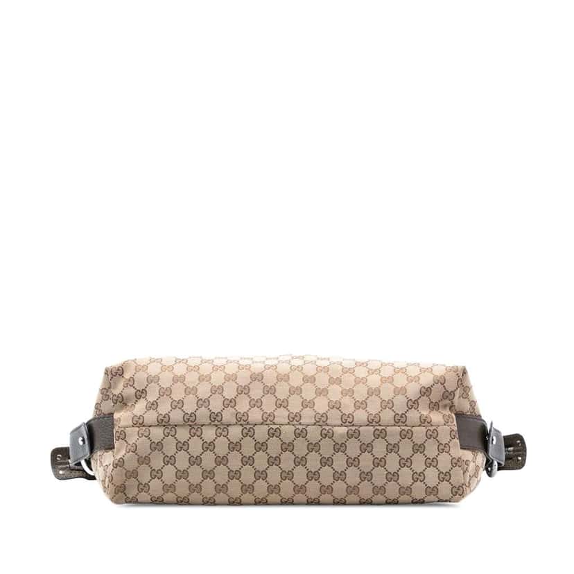 Gucci Medium GG Canvas Bamboo Bar Tote Brown Canvas Very good condition - Inside View