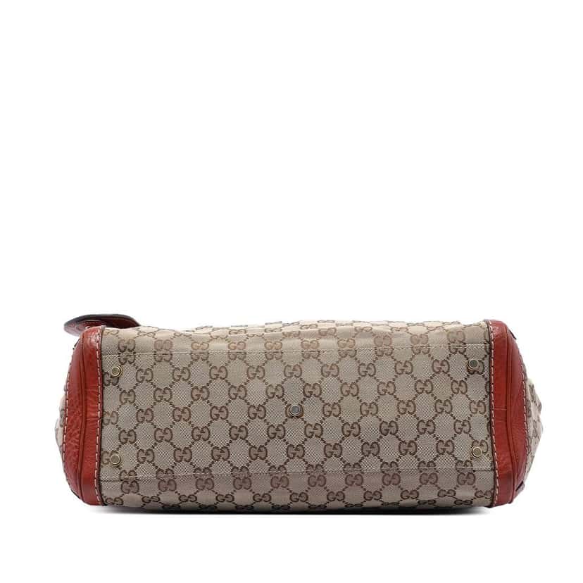 Gucci GG Canvas Running Tote Brown Canvas Good condition - Inside View