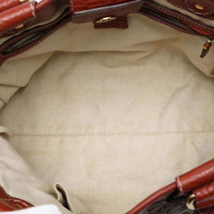 Gucci GG Canvas Running Tote Brown Canvas Good condition - Model View