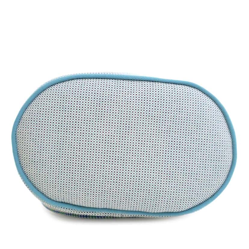 Hermès Canvas Les Cabanes Backpack Blue Canvas Very good condition - Inside View