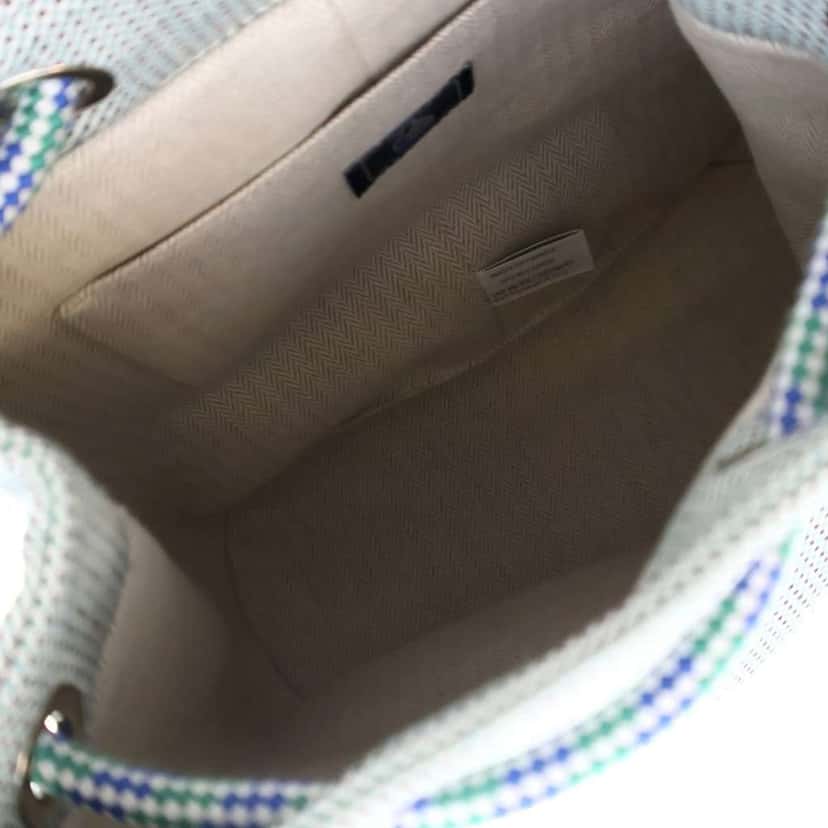 Hermès Canvas Les Cabanes Backpack Blue Canvas Very good condition - Model View