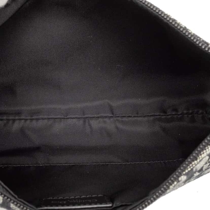 Dior Diorissimo Trotter Canvas Shoulder Bag Black Canvas Very good condition - Model View
