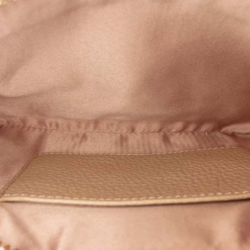 Miu Miu Goatskin Madras Crossbody Brown Leather Good condition - Model View