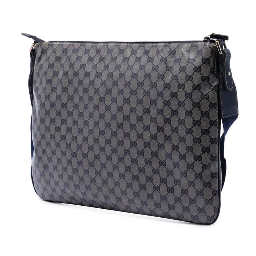 Gucci GG Crystal Crossbody Brown Canvas Very good condition - Back View