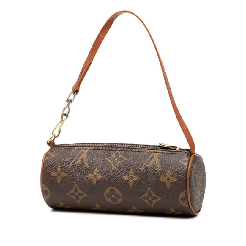 Louis Vuitton Monogram Papillon Pochette Brown Very good condition - Back View