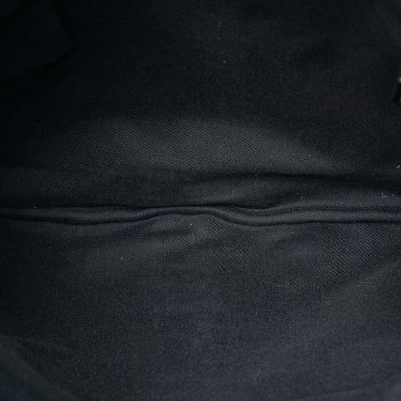 Gucci GG Canvas Web Double Pocket Crossbody Grey Canvas Good condition - Model View