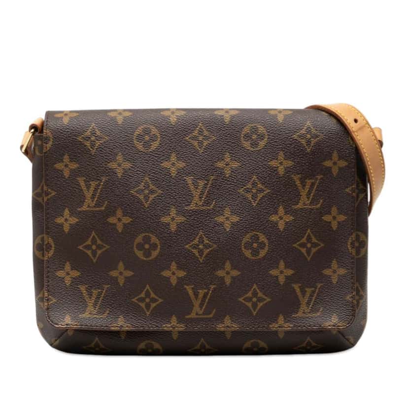 Louis Vuitton Monogram Musette Tango Short Strap Brown Very good condition - Front View