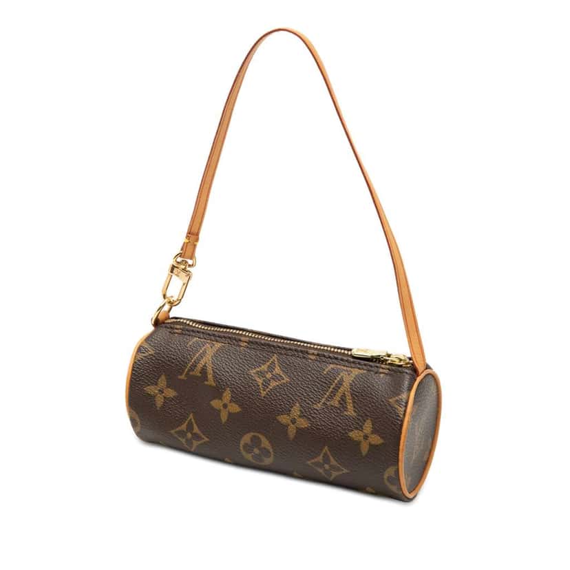 Louis Vuitton Monogram Papillon Pochette Brown Very good condition - Back View