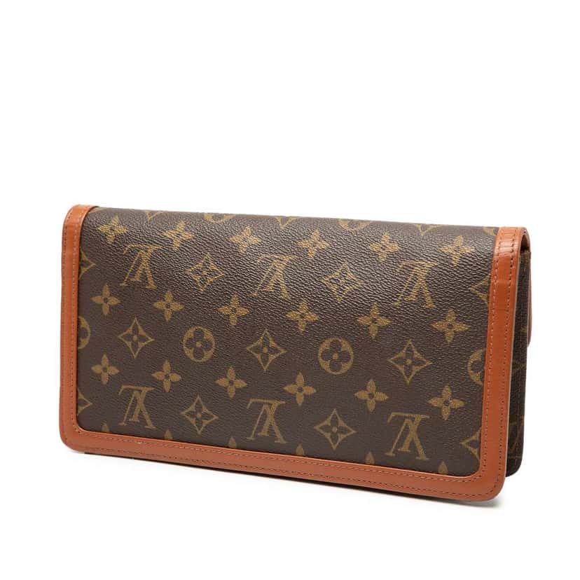 Louis Vuitton Monogram Pochette Dame PM Brown Good condition - Back View