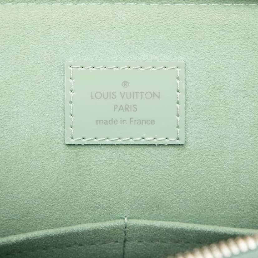 Louis Vuitton Electric Epi Alma PM Green Leather Good condition - Box View
