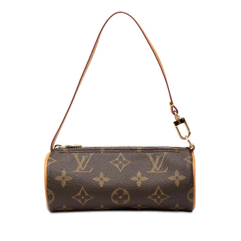 Louis Vuitton Monogram Papillon Pochette Brown Good condition - Front View