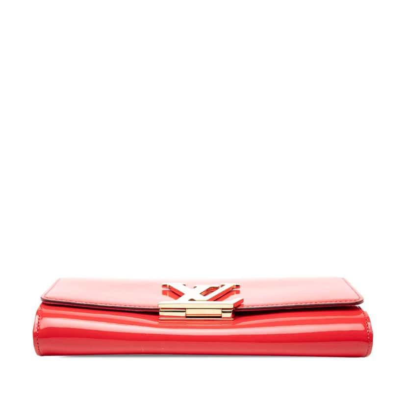 Louis Vuitton Vernis Louise Clutch Red Leather Good condition - Inside View