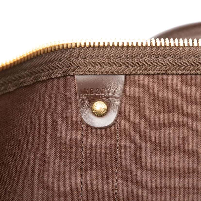 Louis Vuitton Damier Ebene Keepall 50 Brown Very good condition - Box View