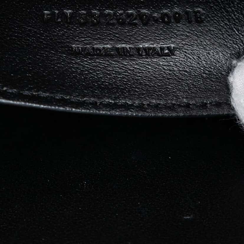 Saint Laurent Medium Leather Monogram Sulpice Crossbody White Leather Very good condition - Box View