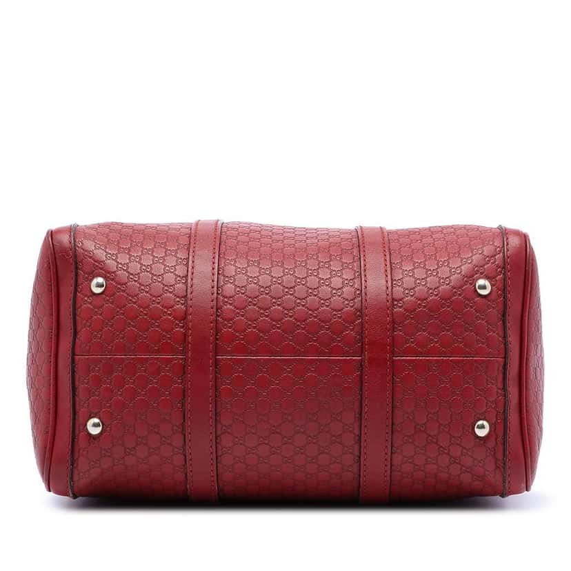 Gucci Microguccissima Joy Boston Bag Red Leather Good condition - Inside View