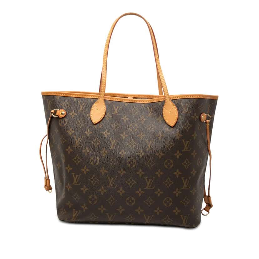Louis Vuitton Monogram Neverfull MM Brown Very good condition - Front View
