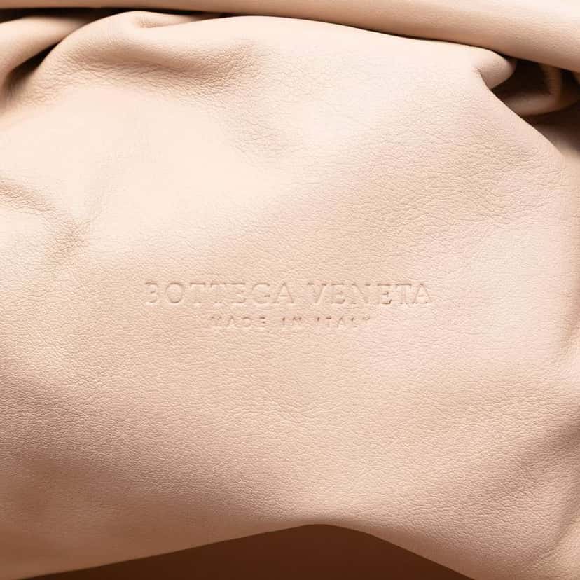 Bottega Veneta Lambskin The Pouch Brown Leather Good condition - Box View