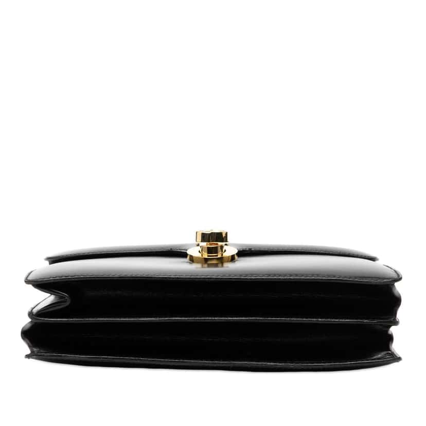 Gucci Smooth Leather Top Handle Bag Black Leather Good condition - Inside View