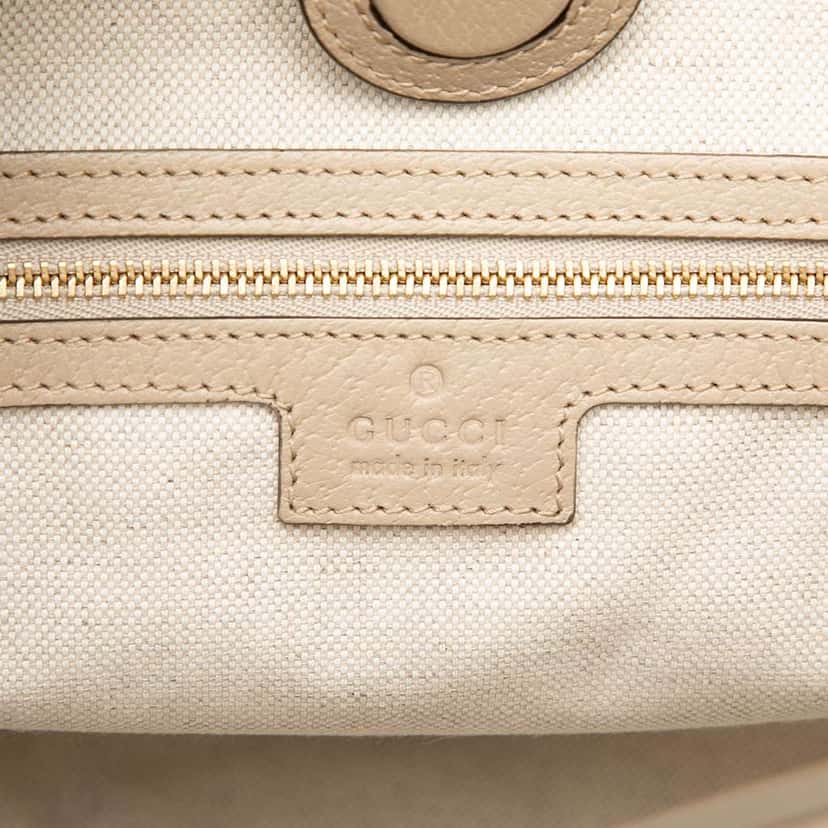 Gucci Medium GG Supreme Ophidia Tote Brown Canvas Very good condition - Box View