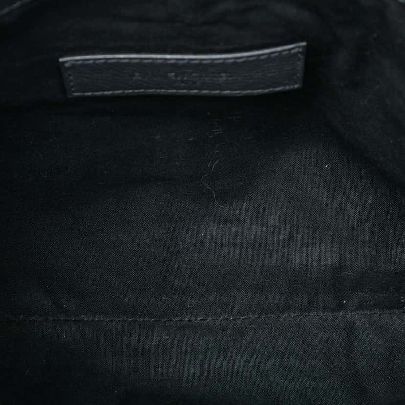 Balenciaga Lambskin Motocross Classic Clip M Clutch Grey Leather Very good condition - Model View
