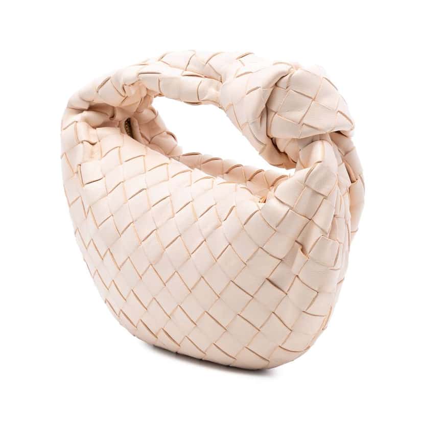 Bottega Veneta Mini Nappa Intrecciato Jodie Brown Leather Good condition - Back View