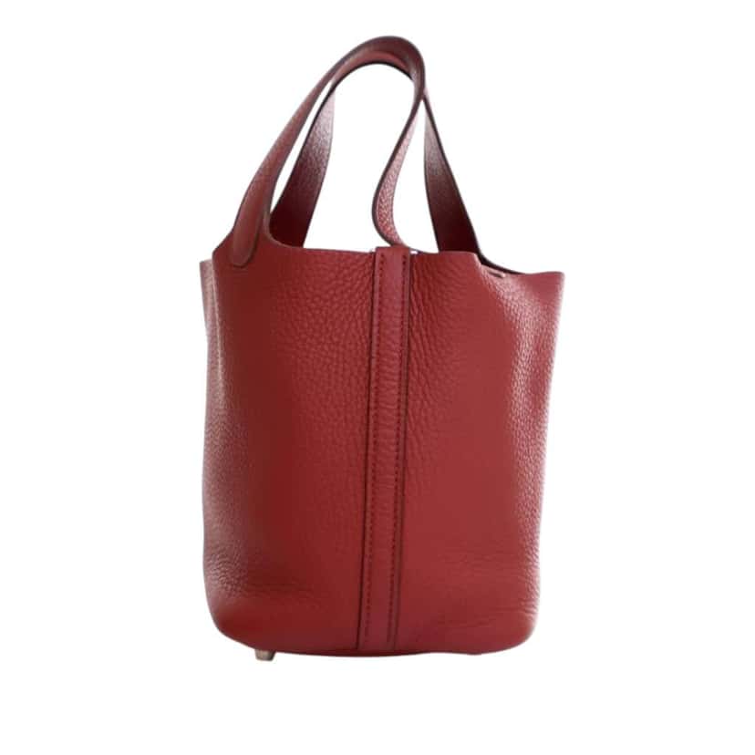 Hermès Clemence Picotin Lock 18 Red Leather Good condition - Model View