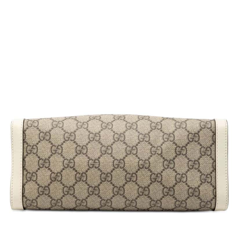 Gucci Small GG Supreme Padlock Tote Brown Canvas Very good condition - Inside View