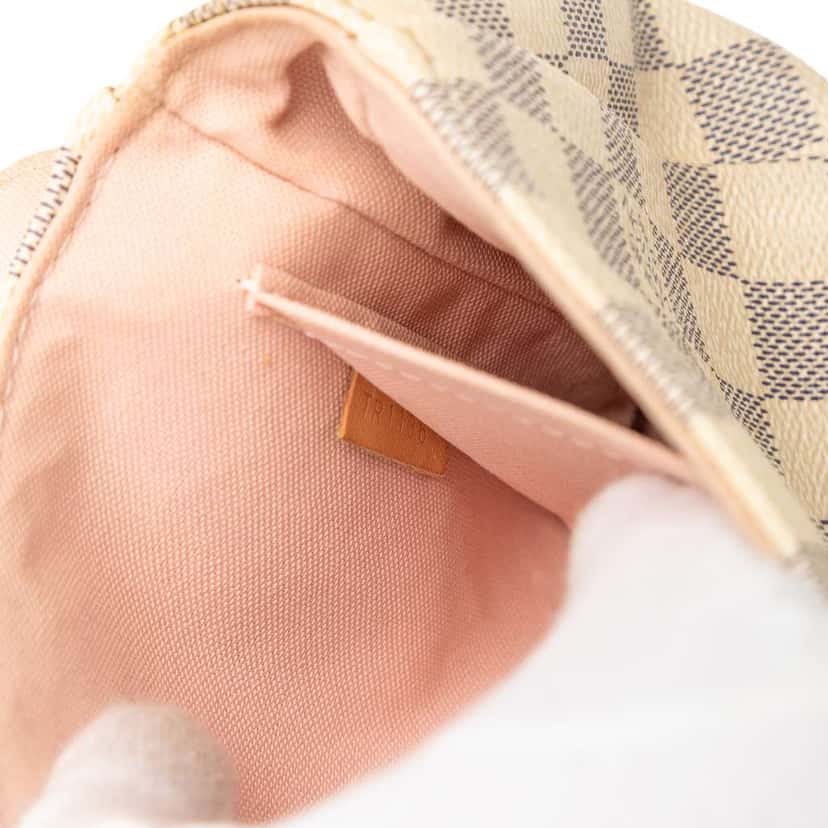 Louis Vuitton Damier Azur Croisette White Good condition - Box View