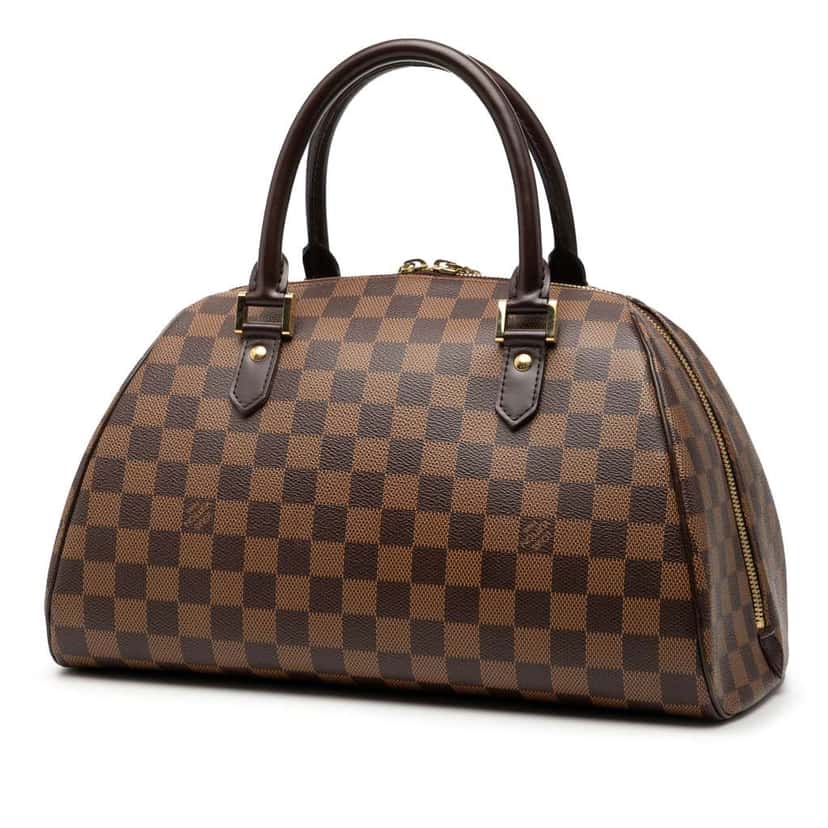 Louis Vuitton Damier Ebene Ribera MM Brown Good condition - Back View