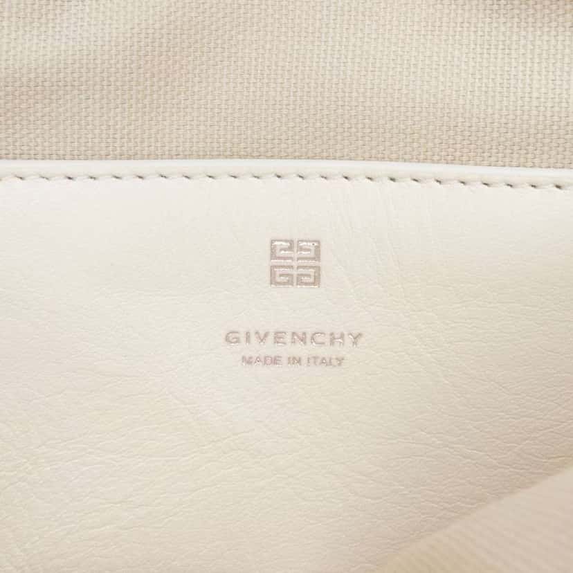 Givenchy Mini Calfskin Antigona Sport Satchel White Leather Good condition - Box View
