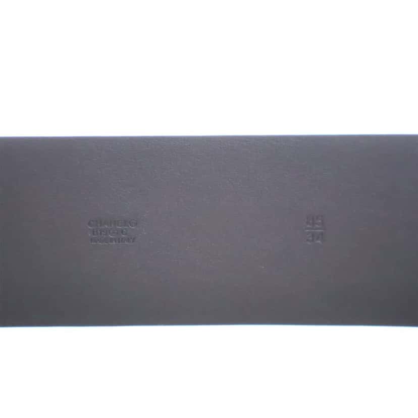 Chanel Leather La Pausa CC Belt Black Leather Good condition - Box View