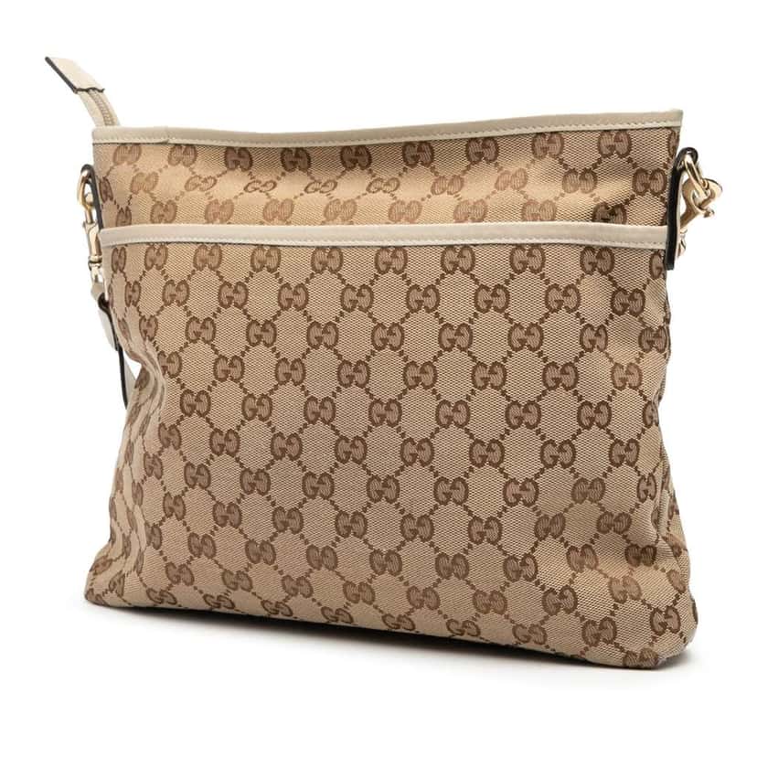 Gucci GG Canvas Crossbody Brown Canvas Good condition - Back View