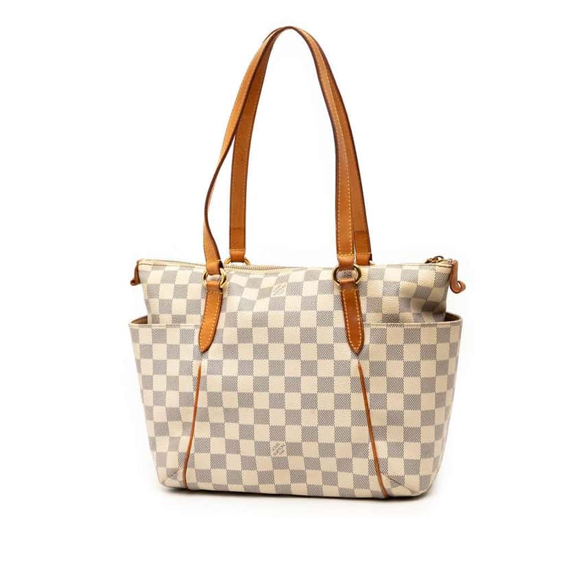 Louis Vuitton Damier Azur Totally PM White Very good condition - Back View