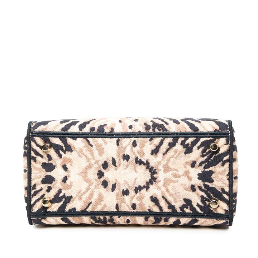 Dior Medium Embroidered Canvas Tie Dye Lady D Lite Pink Canvas Very good condition - Inside View