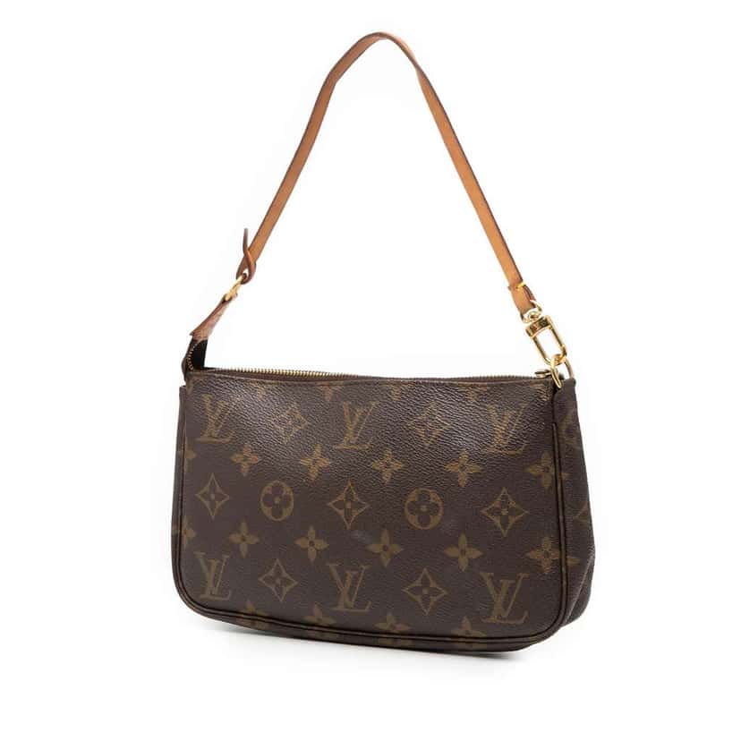 Louis Vuitton Monogram Pochette Accessoires Brown Fair condition - Back View