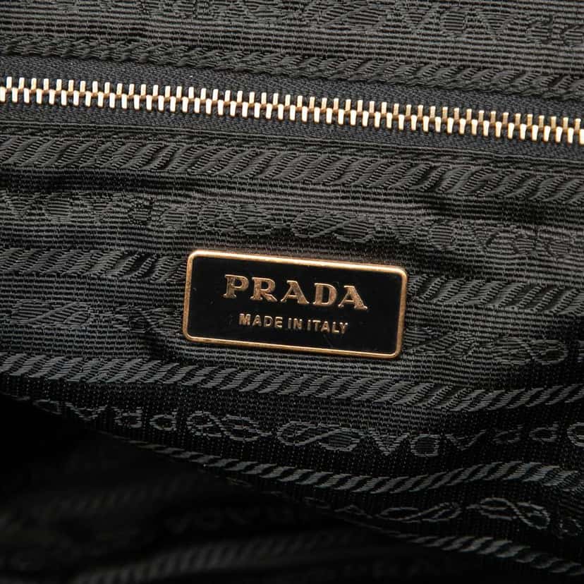 Prada Tessuto Tote Black Good condition - Box View