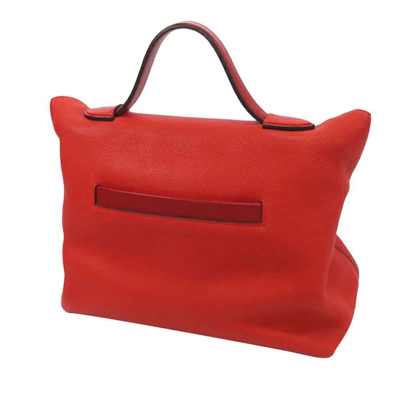 Hermès Maurice and Swift 24/24 35 Red Leather Good condition - Back View