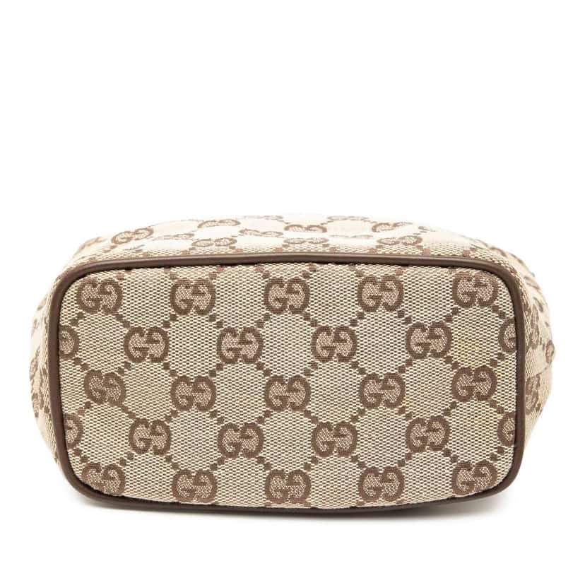 Gucci GG Canvas Handbag Brown Canvas Good condition - Inside View