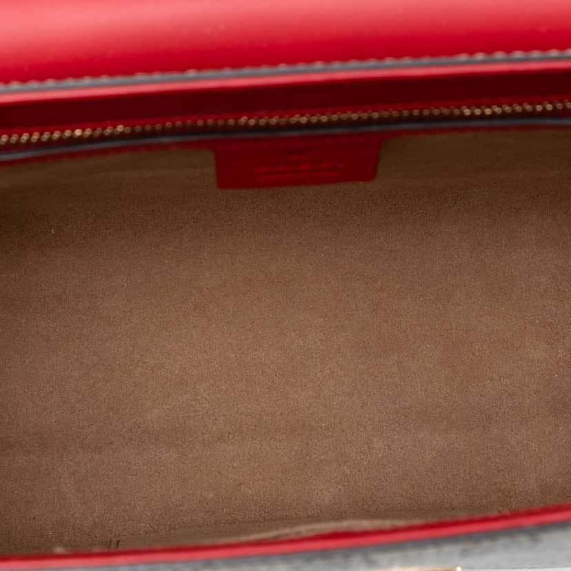 Gucci Medium GG Supreme Padlock Shoulder Bag Brown Canvas Very good condition - Model View