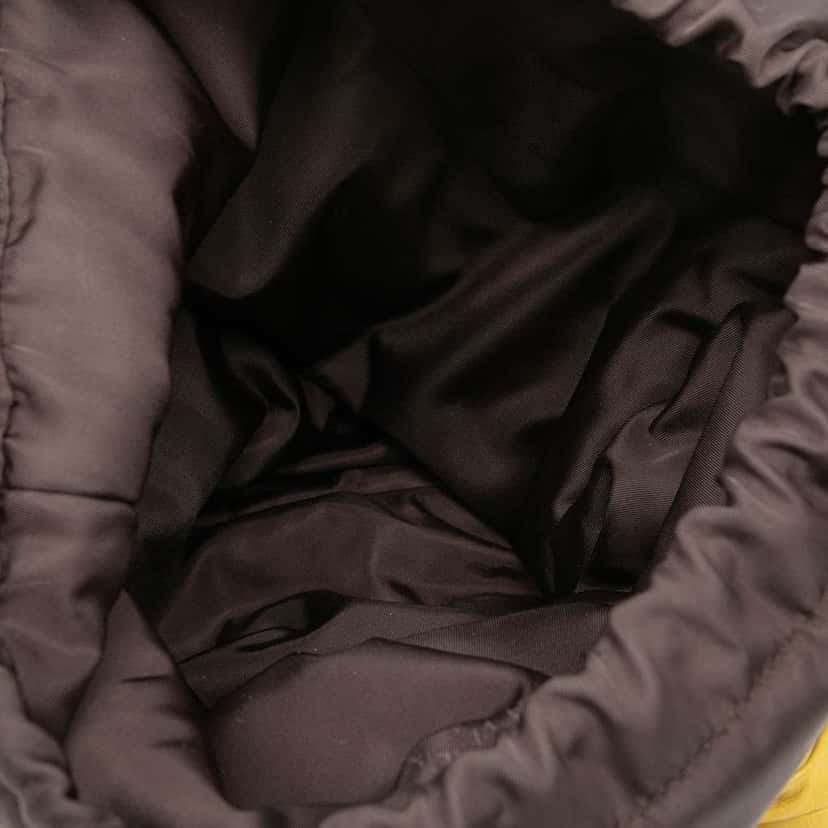 Bottega Veneta Nylon BV Tape Bucket Bag Black Very good condition - Model View