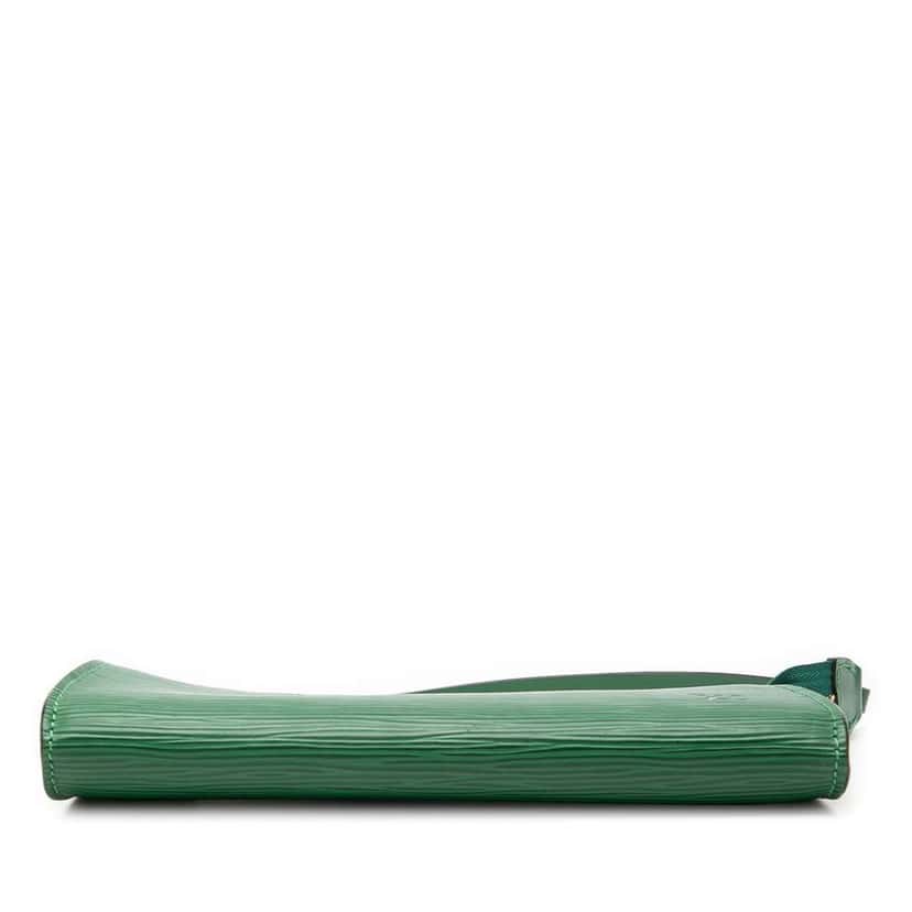 Louis Vuitton Epi Pochette Accessoires Green Leather Good condition - Inside View