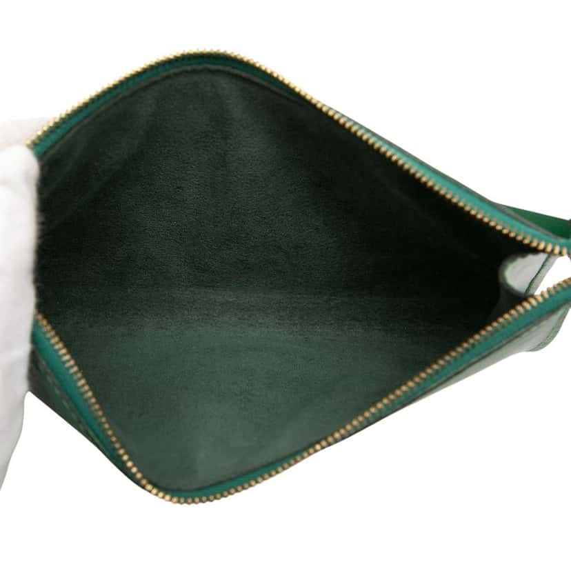 Louis Vuitton Epi Pochette Accessoires Green Leather Good condition - Model View