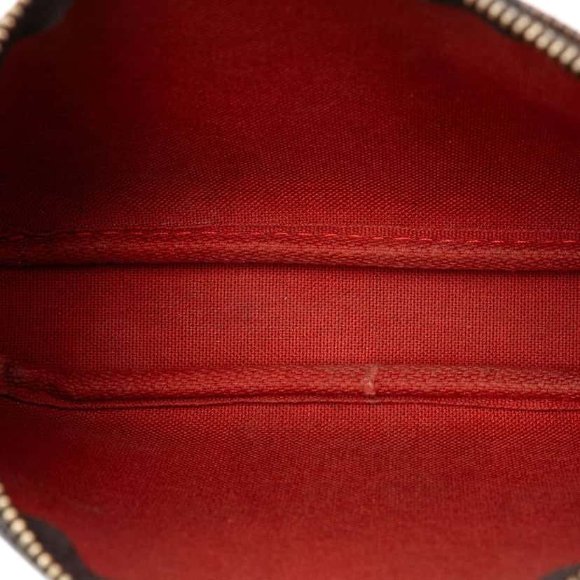 Louis Vuitton Damier Ebene Mini Pochette Accessoires Brown Very good condition - Model View
