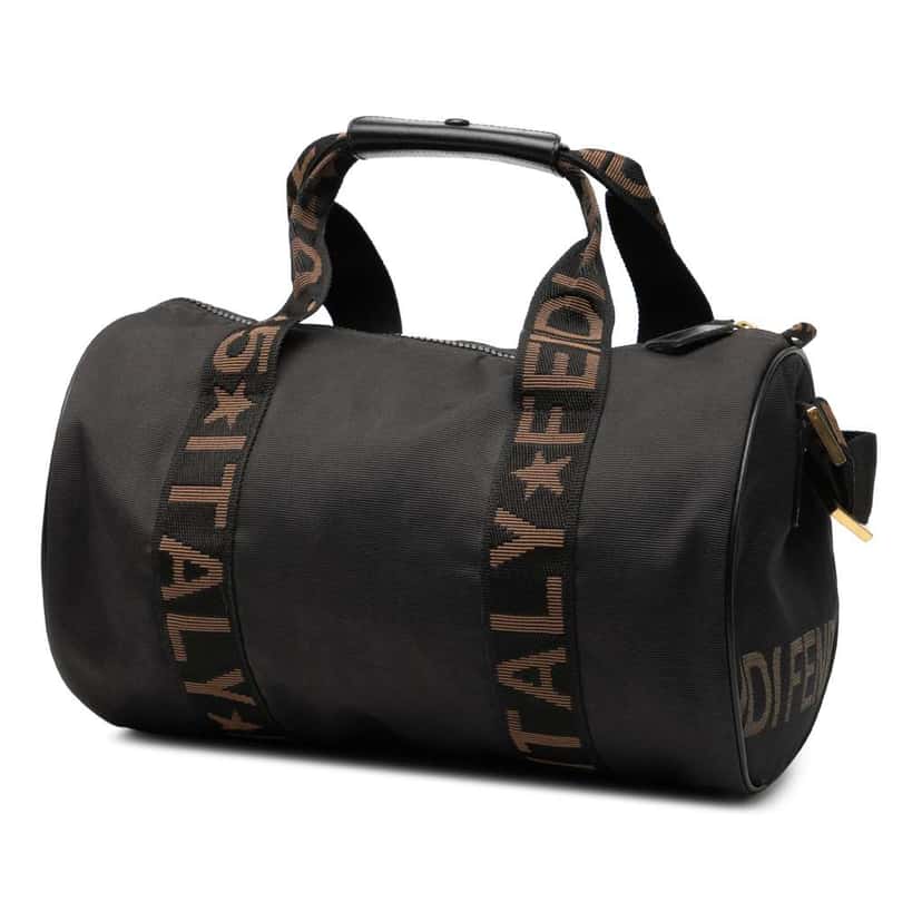 Fendi Nylon Roma 1925 Duffle Bag Brown Very good condition - Back View