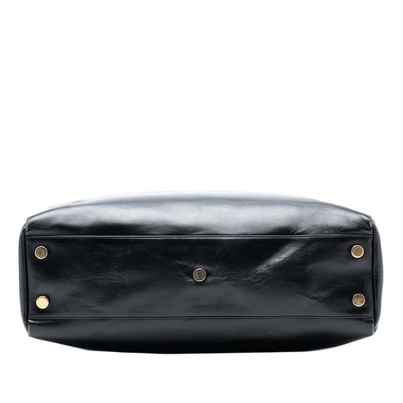 Saint Laurent Leather Reversible North South Shopper Tote Black Leather Very good condition - Inside View