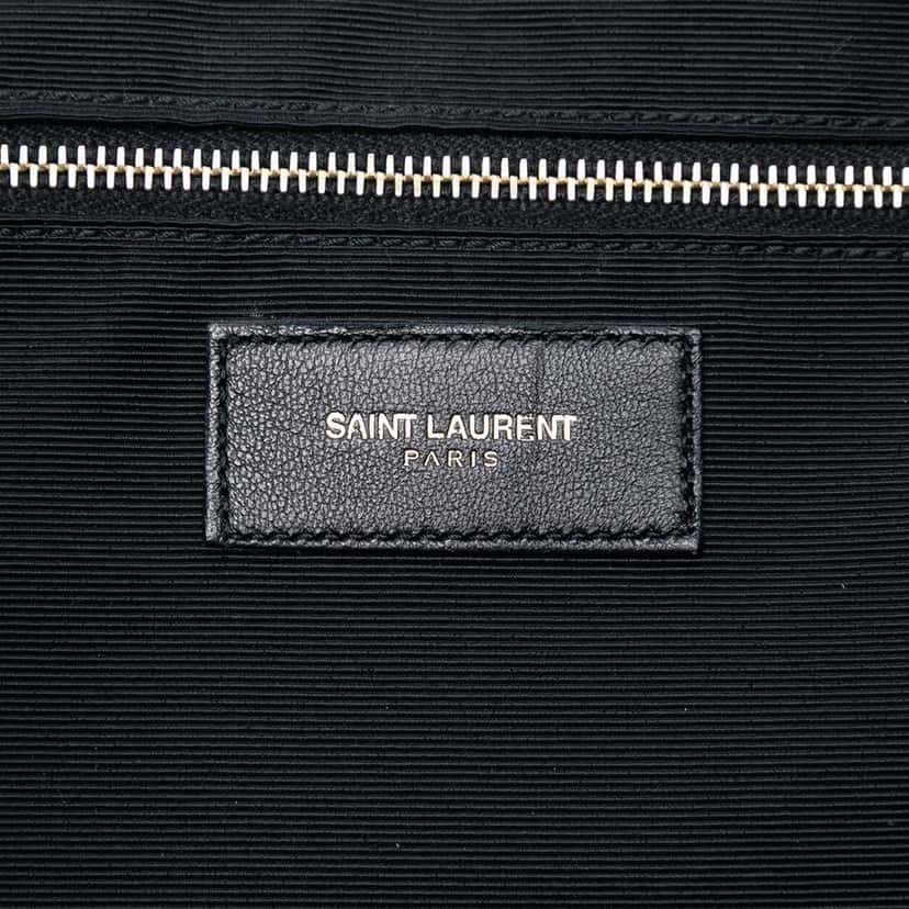 Saint Laurent Leather Reversible North South Shopper Tote Black Leather Very good condition - Box View